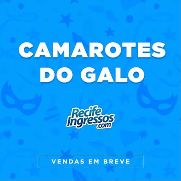 CAMAROTE GALO PRIME 2023; Carnaval; RecifeIngressos
